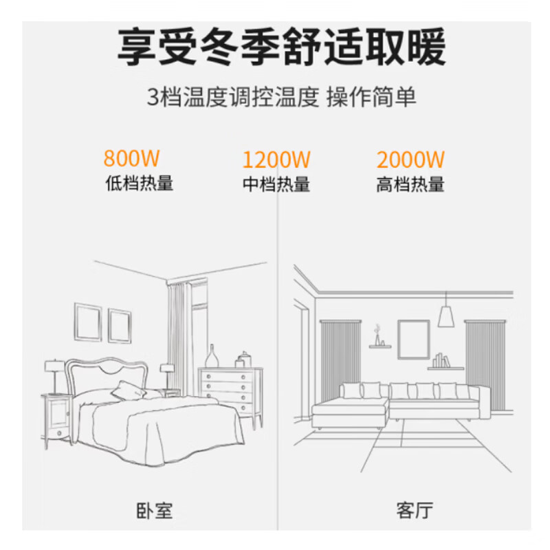 先锋对流式取暖器DF1613(HD613RC-20)高清大图