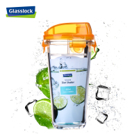 三光云彩(GLASSLOCK)韩国进口玻璃水杯茶杯办公室花茶杯泡茶杯随手杯黄色 RC918 450ml玻璃水杯