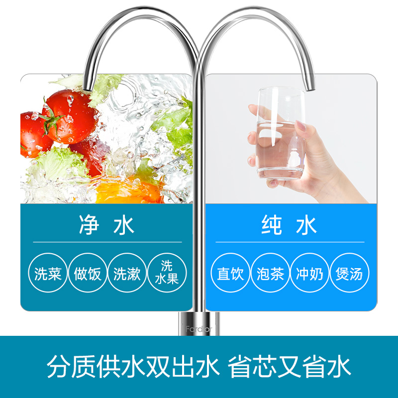 法迪欧(Fardior)R500FC03 500G大通量厨下反渗透直饮纯水机家用净水机净化高清大图