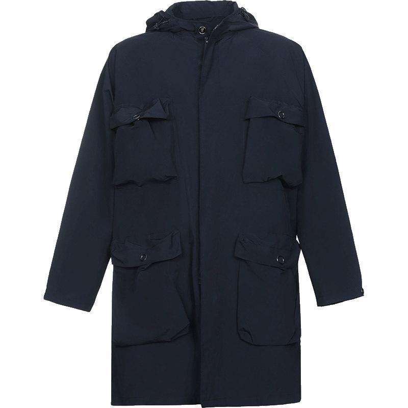 EMPORIO ARMANI EA 阿玛尼 男款聚酯纤维长款风衣 3Z1L70 1NSQZ