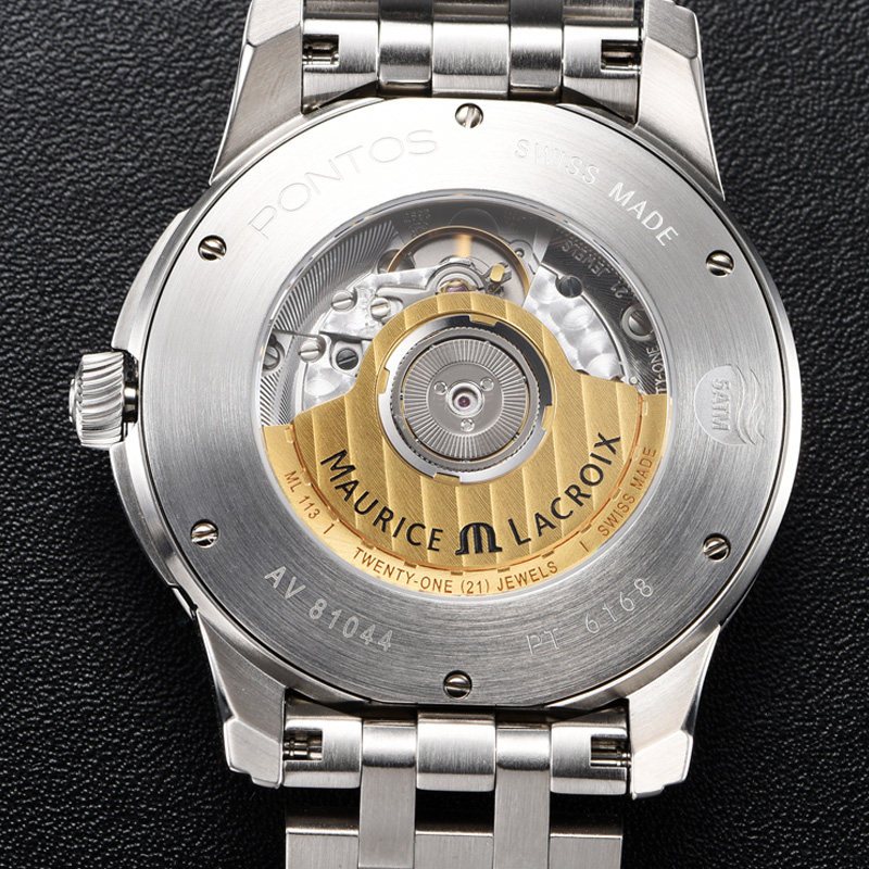 艾美mauricelacroix腕表奔涛系列自动机械男表pt6168ss0021311