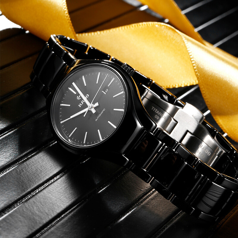 雷达rado瑞士手表真系列自动机械女表陶瓷表30mm盘r27242152