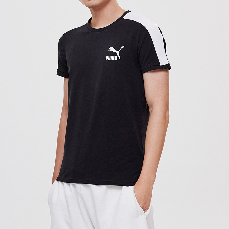 puma彪马男装运动服圆领短袖跑步健身t恤596542