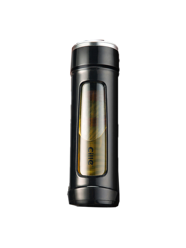 希乐玻璃杯双层水杯便携大容量茶杯男车