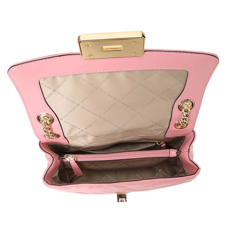 MICHAEL KORS MK PEYTON锁扣口盖包 单肩斜挎包 35S0GP6F2A 金扣图片