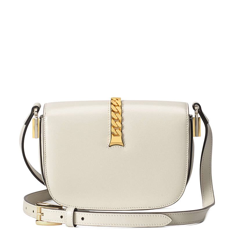 预订 20春夏款 GUCCI Sylvie 1969系列手袋 马鞍包 单肩斜挎包 17*12.5*7CM图片