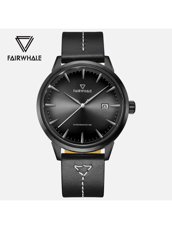 马克华菲(fairwhale)手表炫酷配色石英表原创设计防水腕表