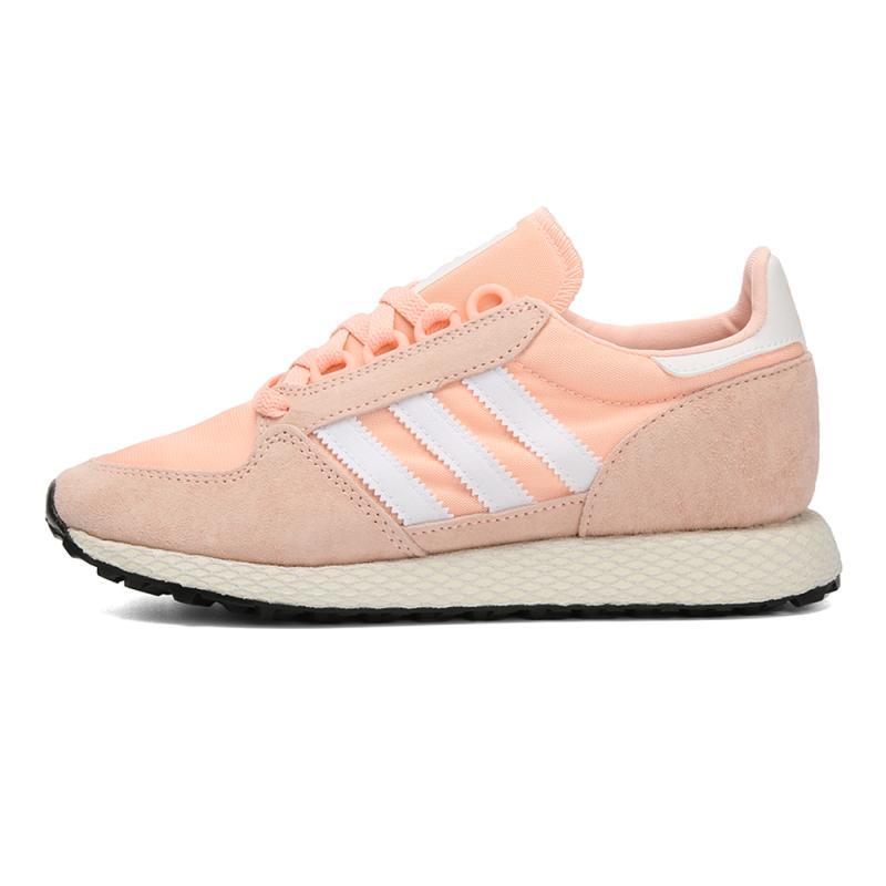 adidas Originals阿迪三叶2018女子Forest Grove W三叶系列休闲鞋B37990