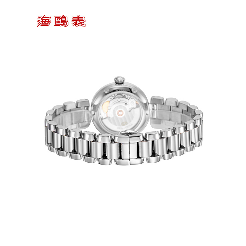 海鸥表SEAGULL女士手表时尚潮流镶钻钢带自动机械女表窈窕晚装系列 816.755L