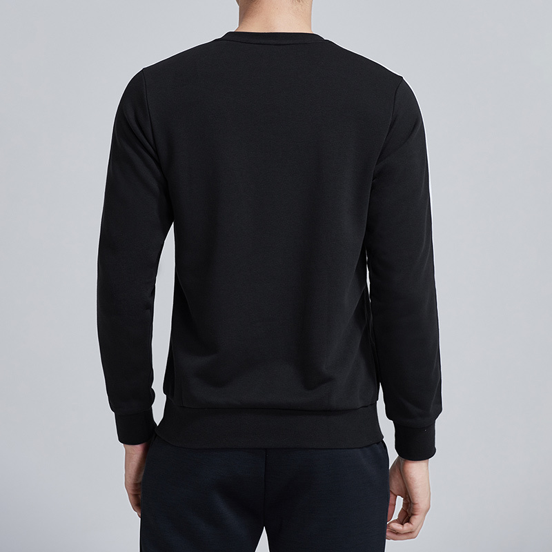 adidas男服卫衣圆领套头衫针织运动休闲运动服DQ3083