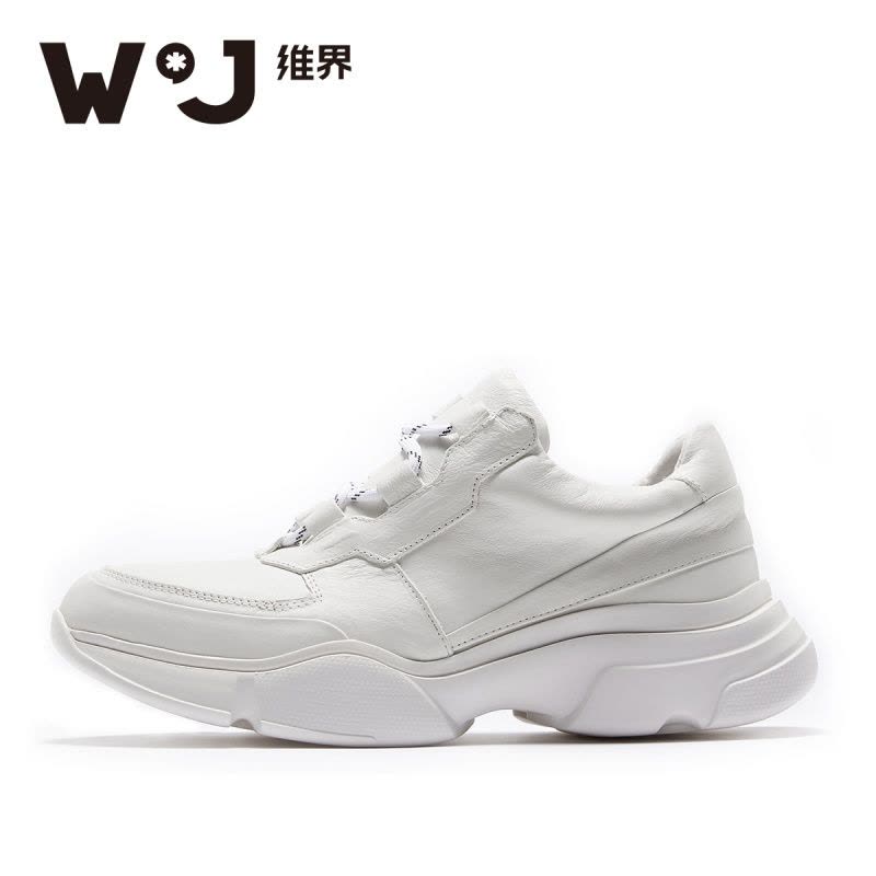 维界秋冬男鞋英伦潮流松糕鞋小白鞋时尚运动户外休闲鞋精神小伙鞋图片