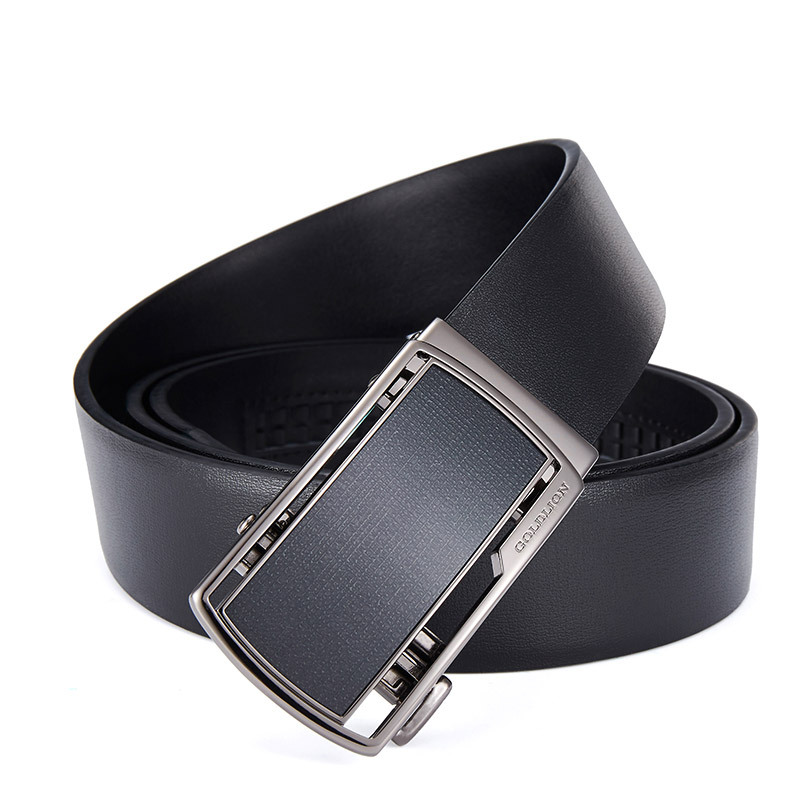 金利来goldlion男士皮带简约男式腰带自动扣商务休闲男款裤带