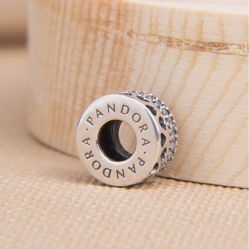 PANDORA潘多拉的心 925银小串饰 797415CZ