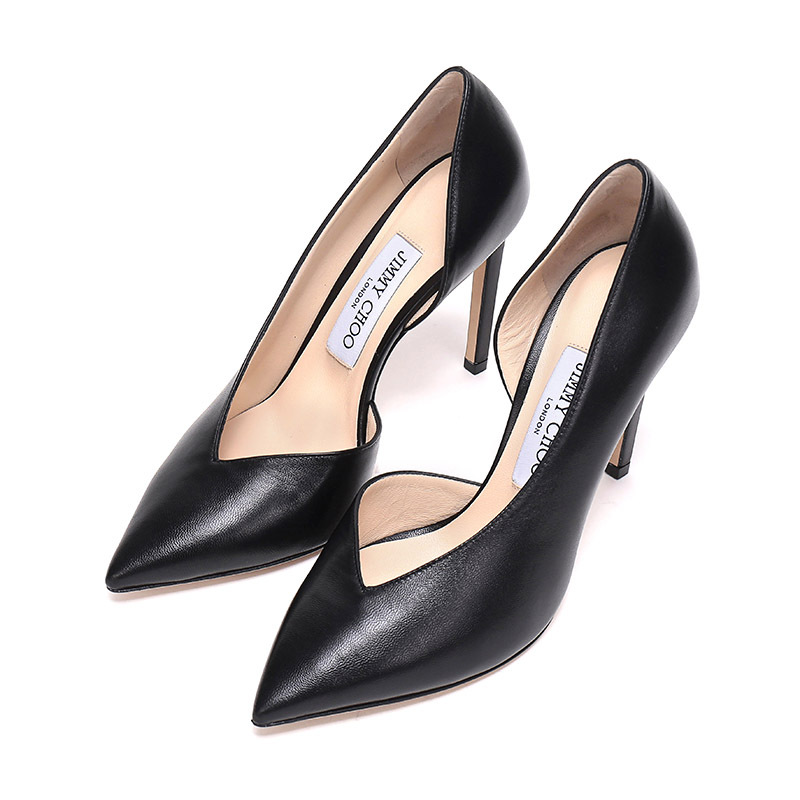 Jimmy Choo 周仰杰 女款羊皮尖头高跟鞋 SOPHIA 100 KID 182