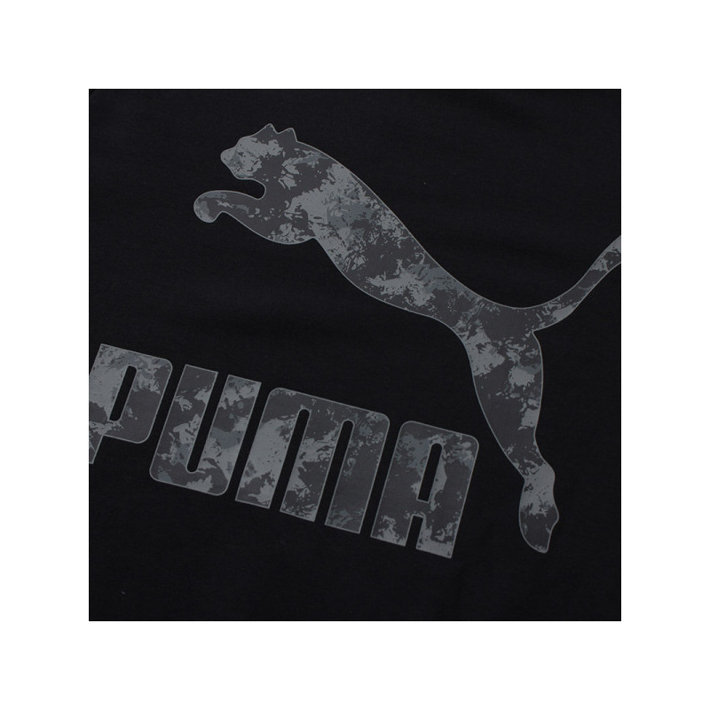 PUMA彪马男装LOGO款圆领运动休闲卫衣 577569 L 57756961黑色