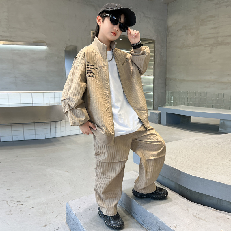 男童秋装套装新款中大童春秋款儿童韩版运动服男孩秋季两件套