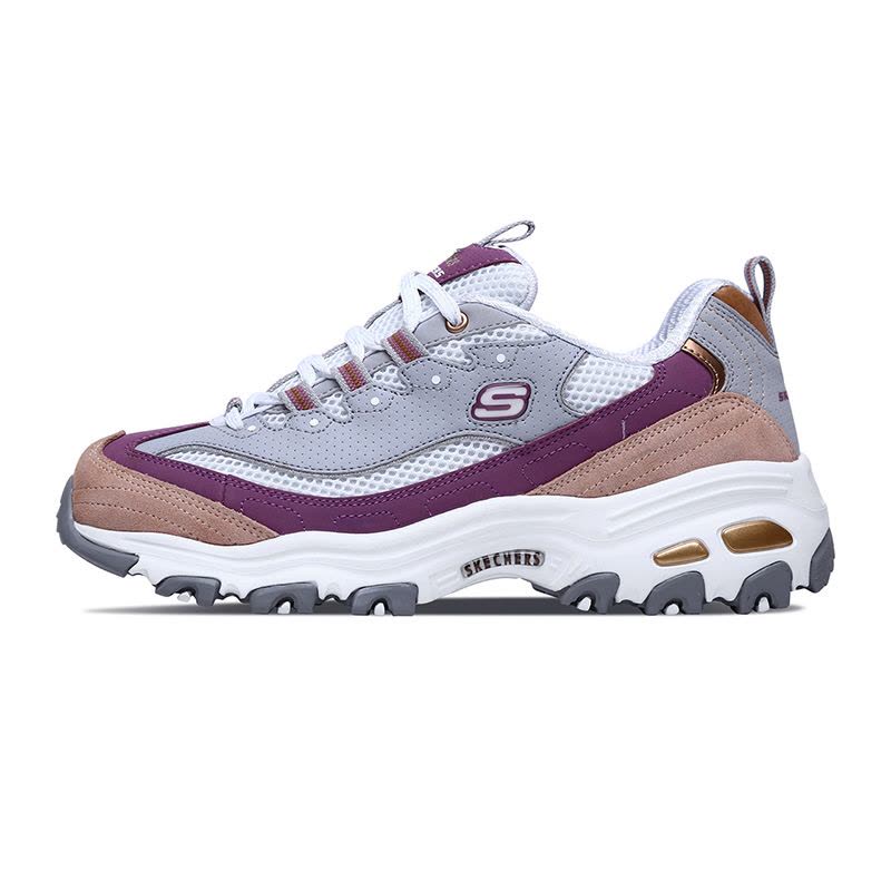SKECHERS(斯凯奇)2019D\’LITES系列时尚绑带运动鞋春季女子休闲鞋13146-GYPK图片