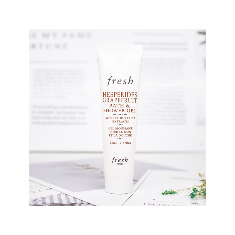 馥蕾诗Fresh清甜西柚果香沐浴露20ml*3