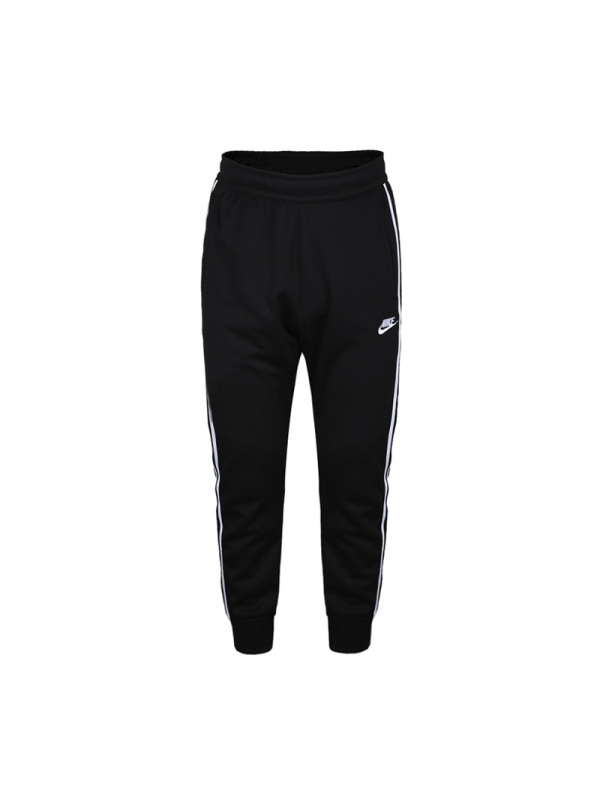 耐克Nike2019男子针织长裤休闲收腿小脚条纹运动长裤AR2256-010