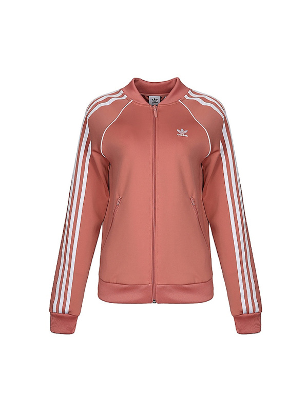 阿迪达斯三叶夏季女子立领舒适运动三条纹夹克外套CE2398
