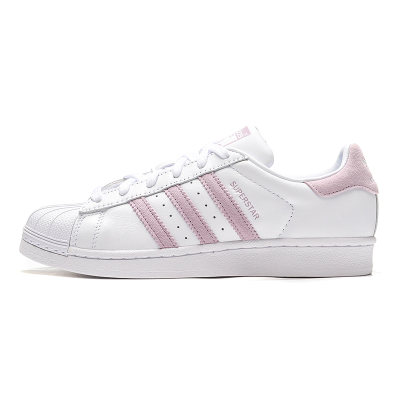 adidas阿迪达斯三叶草女鞋贝壳头小白鞋运动鞋板鞋ee7400