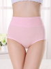 初愫高腰收腹棉质大码女士三角内裤4条装