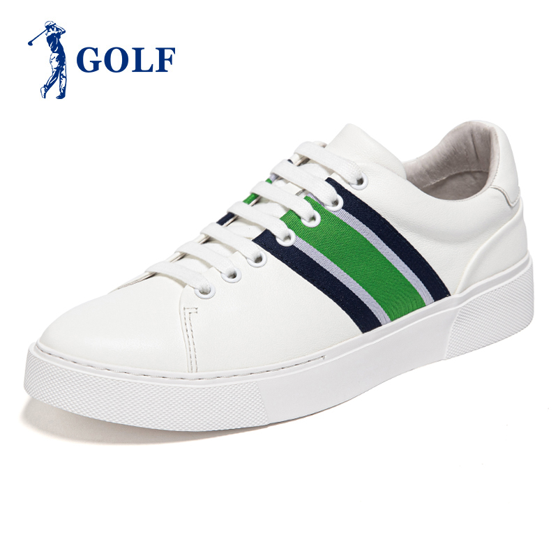 高尔夫/GOLF男鞋低帮板鞋男韩版潮流时尚男鞋百搭鞋子男士真皮休闲鞋