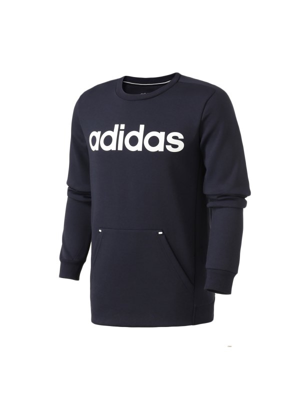 【自营】Adidas阿迪达斯NEO男装春季运动圆领卫衣针织衫DW8048