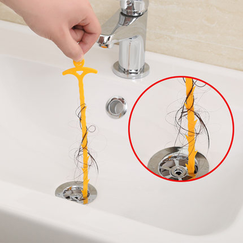 KOKUBO 日本进口毛发清理器下水道疏通器管道头发疏通器 水槽清理工具