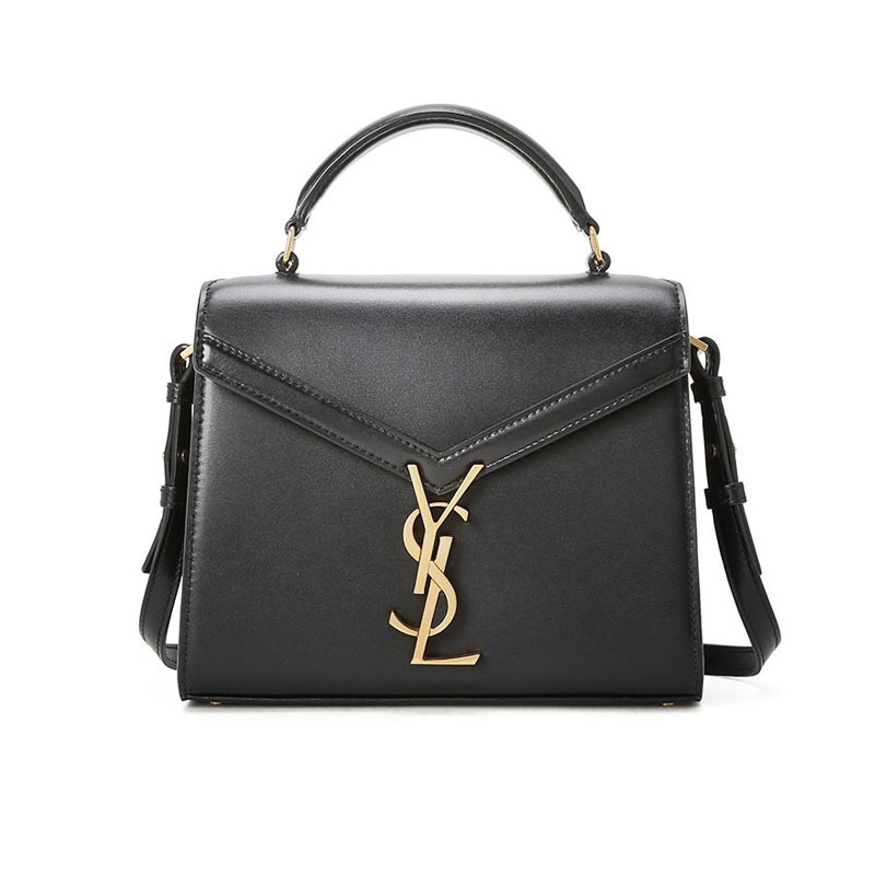 ysl圣罗兰cassandra单肩包迷你光面皮手提包斜挎包623930金扣