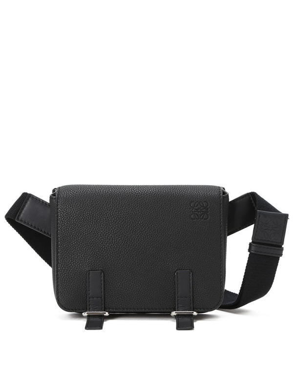 罗意威LOEWE Military 压纹LOGO标邮差包 317.12AB23 女士斜挎包单肩包