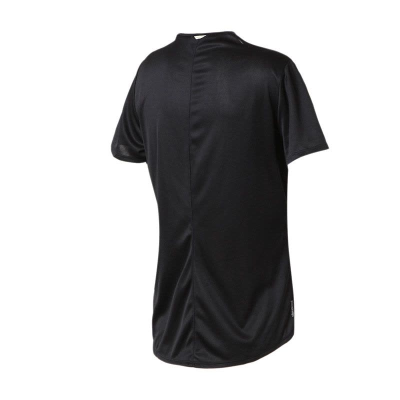 adidas阿迪达斯女子短袖T恤跑步训练健身服BQ7968 黑色 l图片