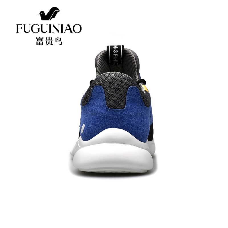 FGN/富贵鸟运动跑步鞋面男秋透气男士休闲鞋缓震时尚布鞋