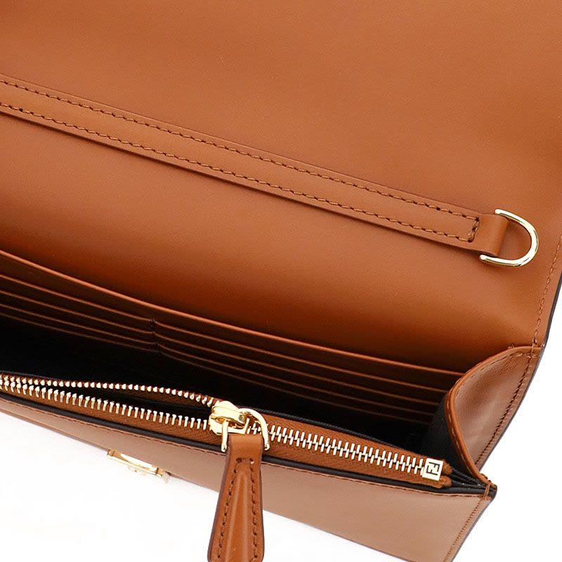 预售FENDI WOC LOGO标识 光面皮 女士手包 8BS006图片