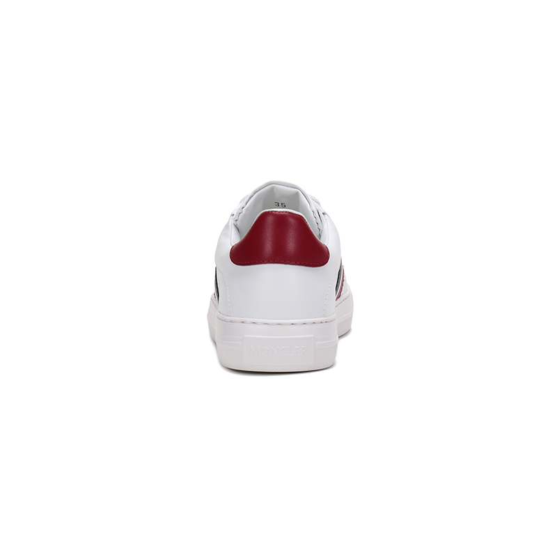 盟可睐/蒙口 MONCLER 女士皮革系带休闲运动鞋板鞋小白鞋G2 09B 4M70440 019MT