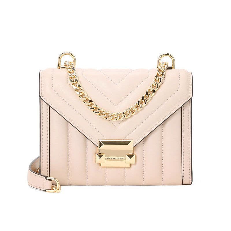 MICHAEL KORS MK Whitney锁扣口盖包 单肩斜挎包 30F8GXIL1T 金扣图片