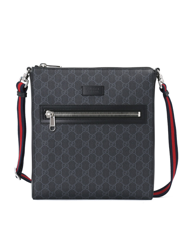 【预定】GUCCI 斜挎邮差包 474137人造帆布 27*30*4.5CM
