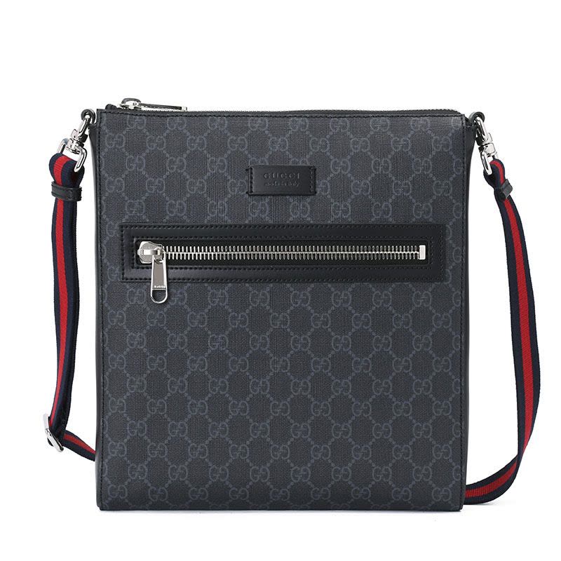 【预定】GUCCI 斜挎邮差包 474137人造帆布 27*30*4.5CM图片