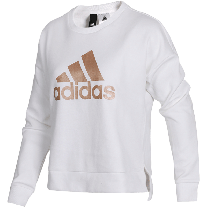 Adidas阿迪达斯女装卫衣冬季圆领休闲运动套头衫CZ2371图片