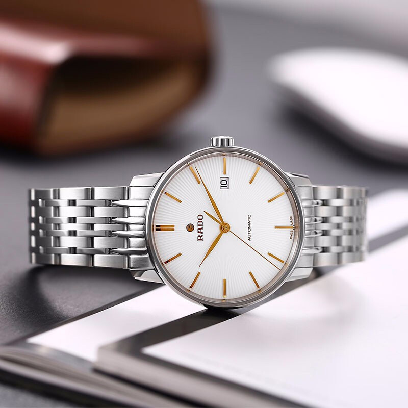 雷达(RADO)瑞士手表 晶璨系列自动机械男表38mm