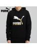 puma彪马卫衣男装2020秋新款连帽运动服黑色套头衫599300-51