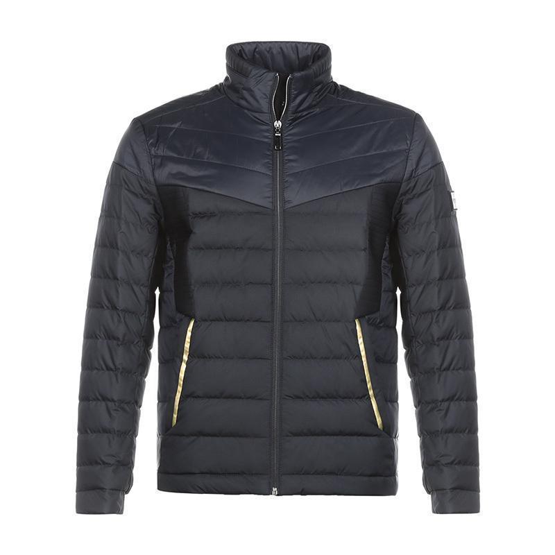 hugoboss雨果博斯男士涤纶薄款鸭绒夹克羽绒服外套50435035视频