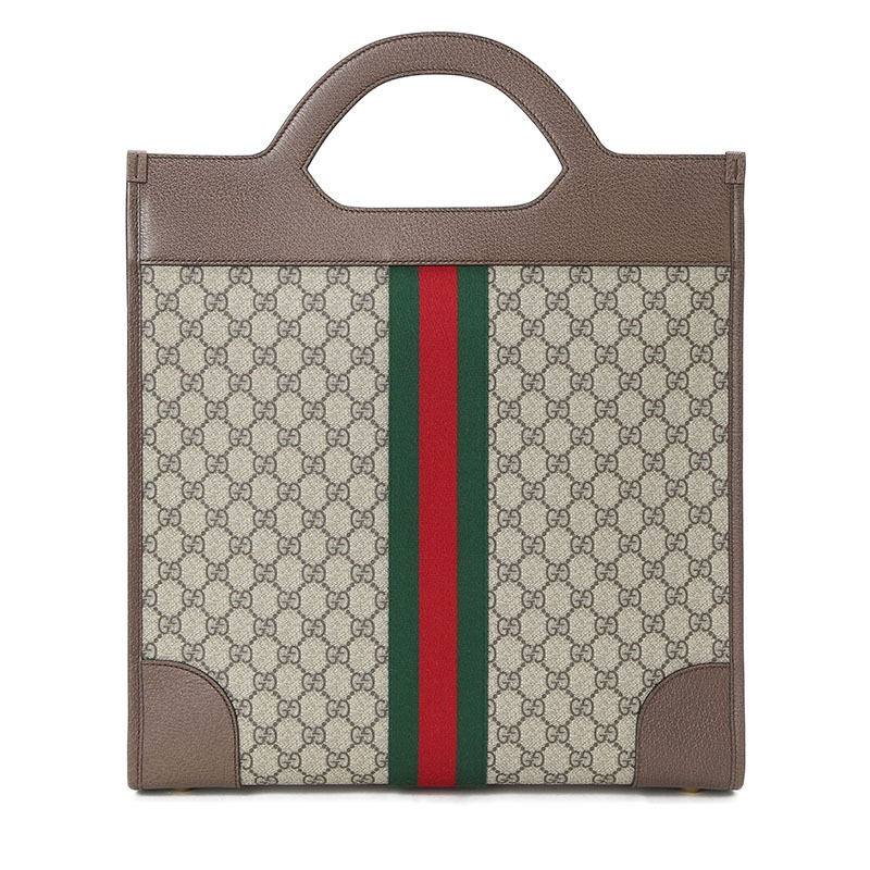 古驰GUCCI Ophidia TOTE中号 双G饰扣老花547941 男士女士手提包 金扣