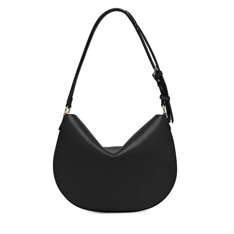 预售 芬迪FENDI 腋下包 FF互扣光面皮 女士单肩包 8BR790图片