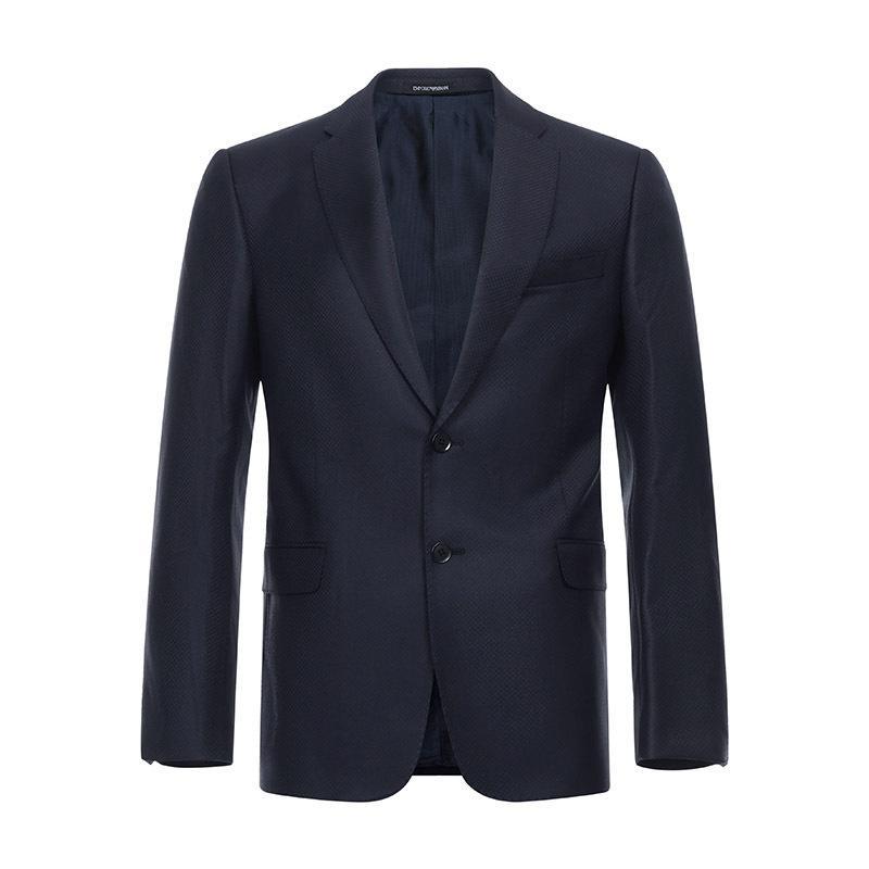 EMPORIO ARMANI 阿玛尼 男士羊毛/桑蚕丝西装套装 11VMET 11610