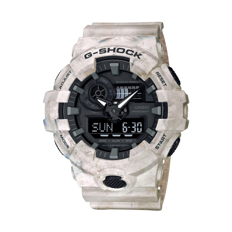 卡西欧手表 G-SHOCK 地球色调户外系列 防水防震运动石英表男款GA-700WM-5A