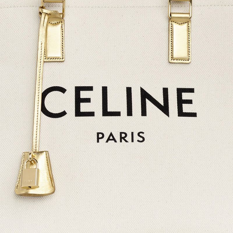 预订 CELINE/思琳 CABAS CELINE 印花织物面料和层压小牛皮横款手袋 19216图片