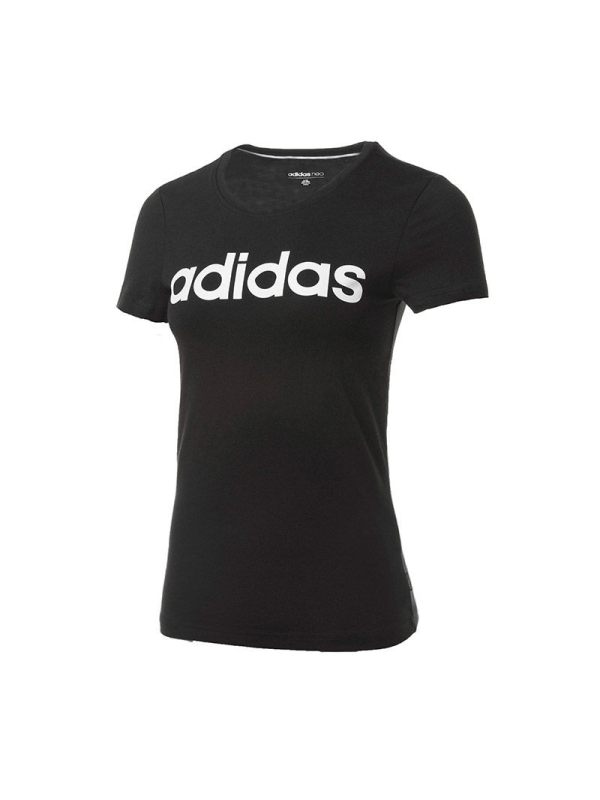 Adidas阿迪达斯女装 2019新款NEO运动休闲圆领短袖T恤 DM2064