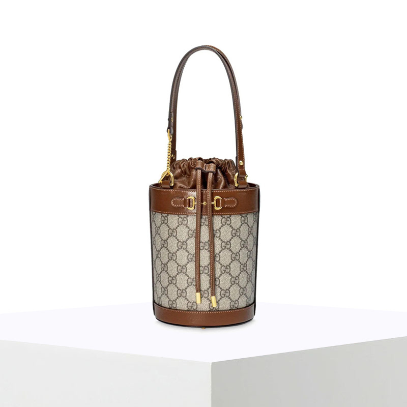 预订20春夏款gucci老花水桶包单肩手提斜挎包637115141914cm视频