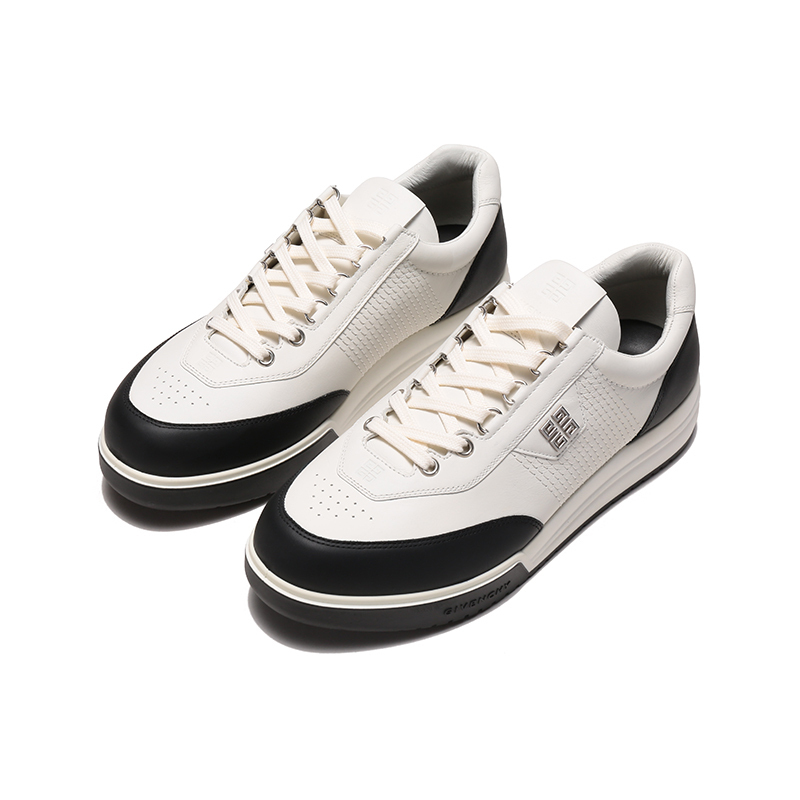 纪梵希givenchy男士牛皮革g4系带休闲运动鞋板鞋bh0070h1bj